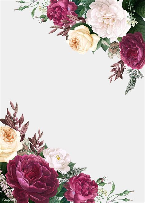 floral invitation background